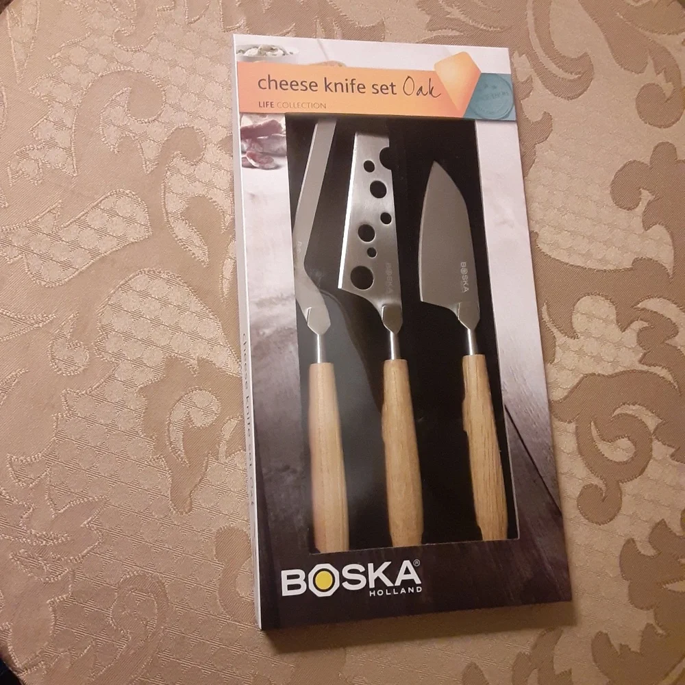 Boska Holland Cheese Knife Set Oak Life Collection